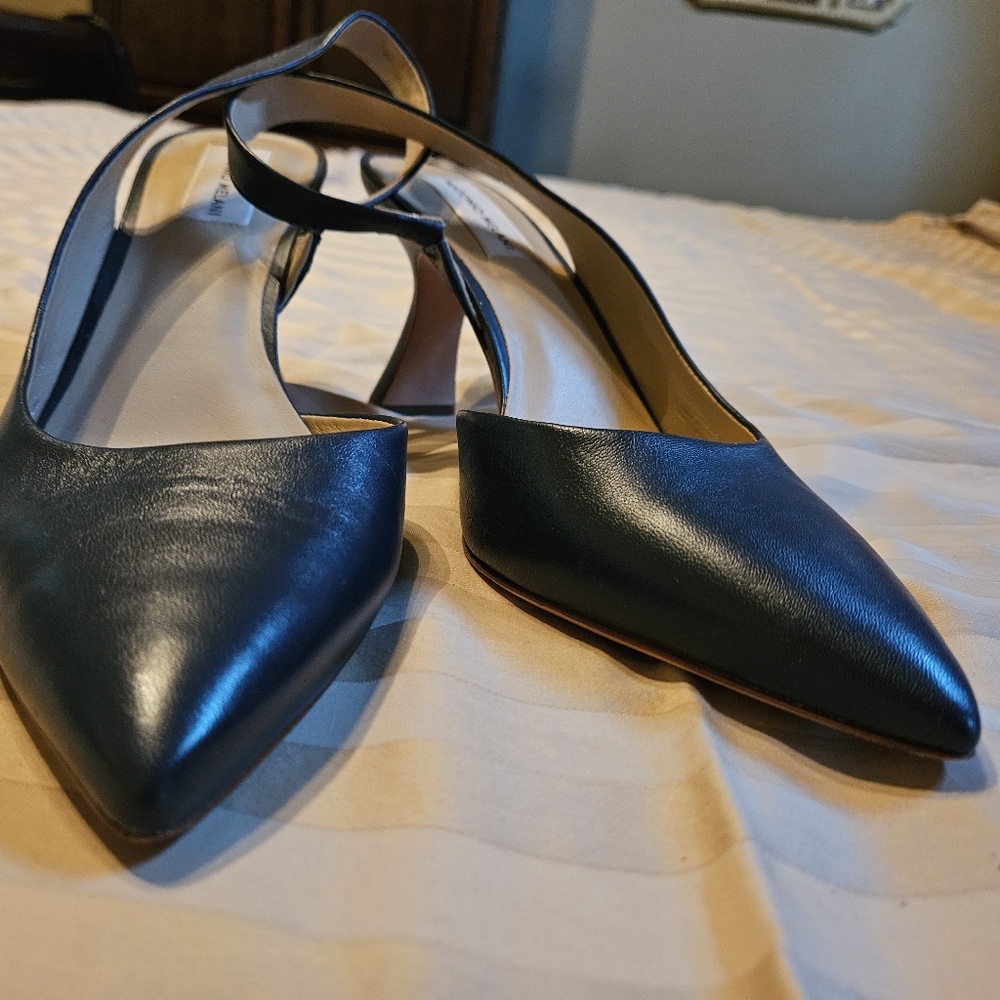 ANTONIO Melani Navy Blue Heel with strap, size 9.5